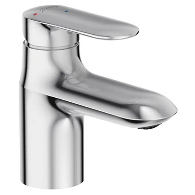 KUMIN - Single-lever washbasin mixer - Standard model 132mm - with C3 model water and energy efficient cartridge