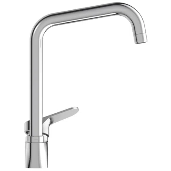 BRIVE - Single-lever sink mixer, tube spout  - C3 cartridge  - fast installation system