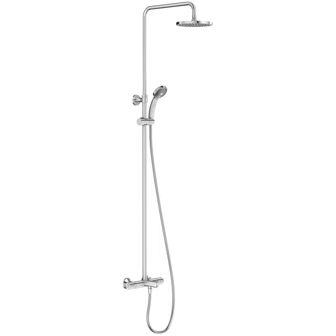 JULY - Bath & Shower column - thermostatic and round showerheadCOLONNE BAIN-DOUCHE