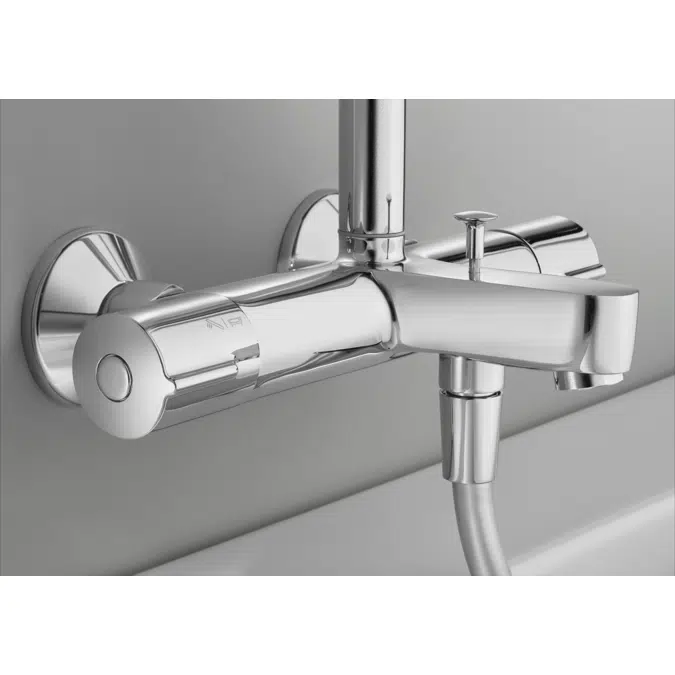 JULY - Bath & Shower column - thermostatic and round showerheadCOLONNE BAIN-DOUCHE