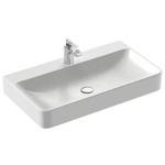 vox - vessel basin 80 x 45 cm, with overflow hole, 1 tap hole