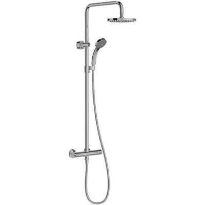 obraz dla JULY - Shower column with thermostatic & round showerhead