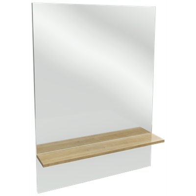 Obrázek pro STRUKTURA - Tall mirror with shelf 79 cm