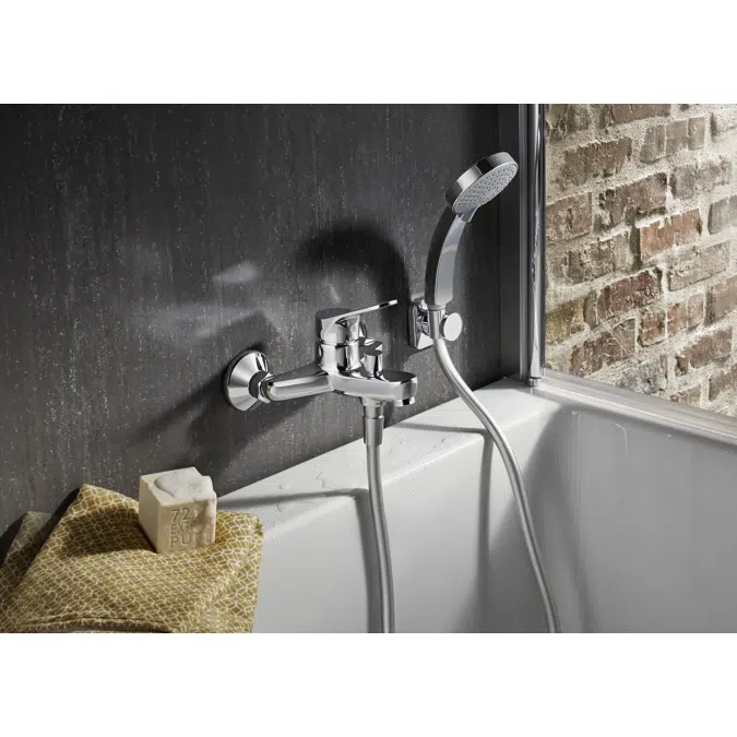 BRIVE - Wall-mount bath-shower mixer