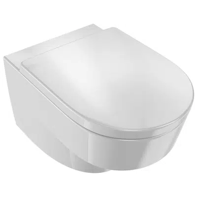 Image for ODEON RIVE GAUCHE - Rimless wall-hung WC pan