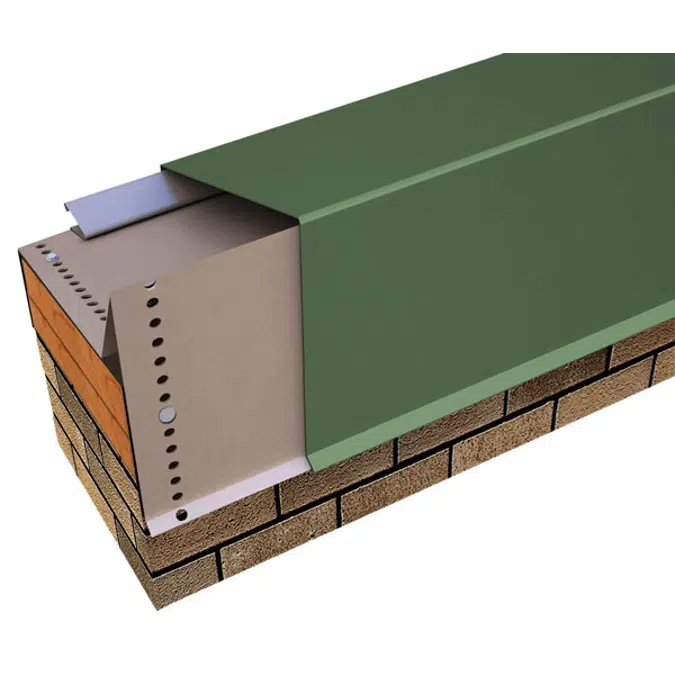 FiberTite® Coping Over 6" to 12" Heights Tapered Version