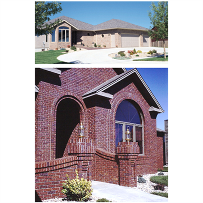 Residential Face Brick  - These Brick Are Available in a Variety of Colors, Textures and Several Sizes