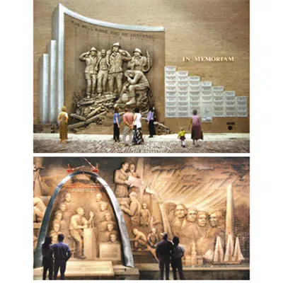 imazhi i Brick Murals And Sculpture