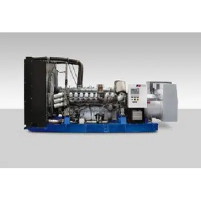 Diesel Generator Set, mtu Series 2000 16V, 1000-1250kWe, 60Hz, 208-4160V için görüntü