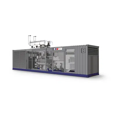 Diesel Generator Container mtu- Series 4000 - 16V • 2560kVA • 50Hz-400V/60Hz-480V  • Prime & Standby Power için görüntü