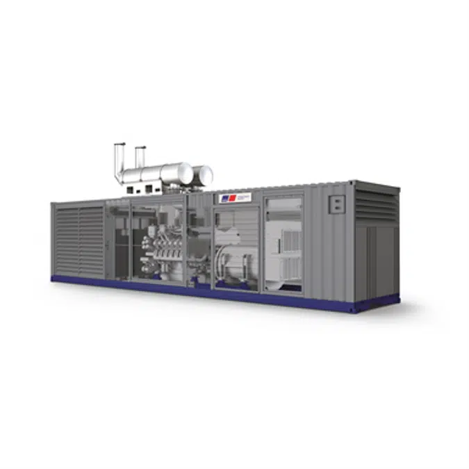 Diesel Generator Container mtu- Series 4000 - 16V • 2560kVA • 50Hz-400V/60Hz-480V  • Prime & Standby Power