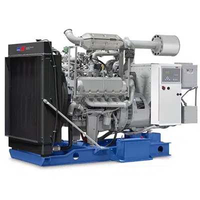 画像 Gas Generator Set, mtu 8V0071 50-60kWe, 60Hz, 208-600V