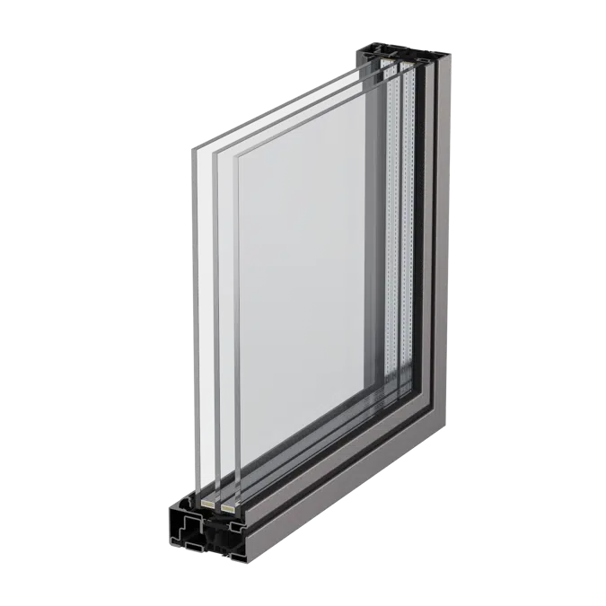 Forster unico xs, frame 8 mm, single leaf Window insulated