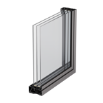 forster unico xs hi, frame 8 mm, single leaf window insulated