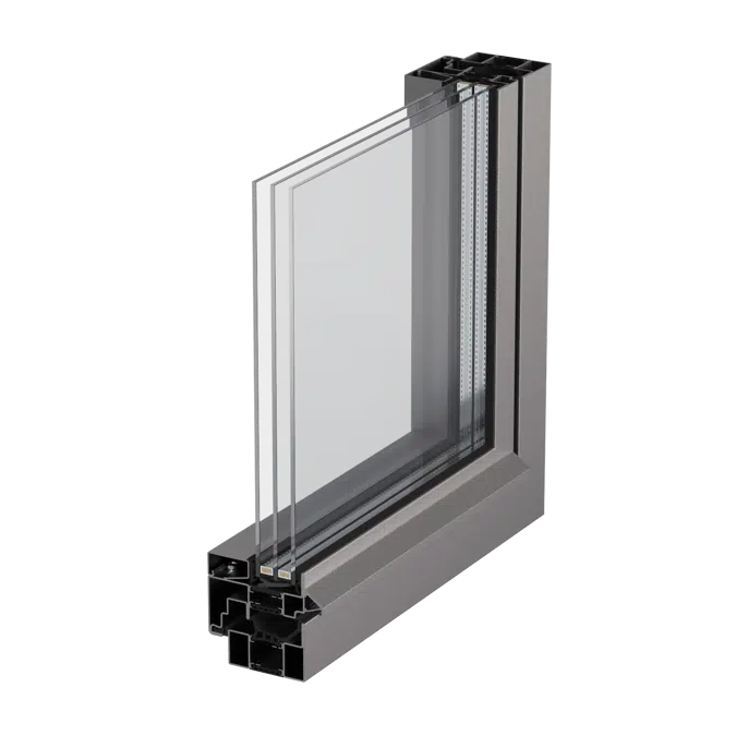 Forster unico, frame 30 mm, double leaf Window insulated