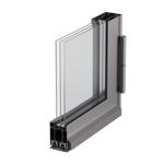 forster unico, frame 50 mm, double leaf door insulated