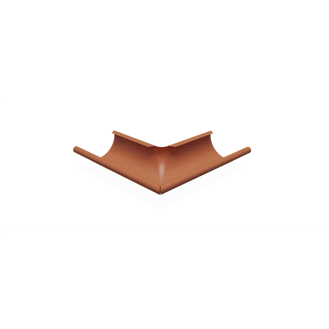 Gutter Angle Outer Diameter: 125 mm Angle: 90 Degrees