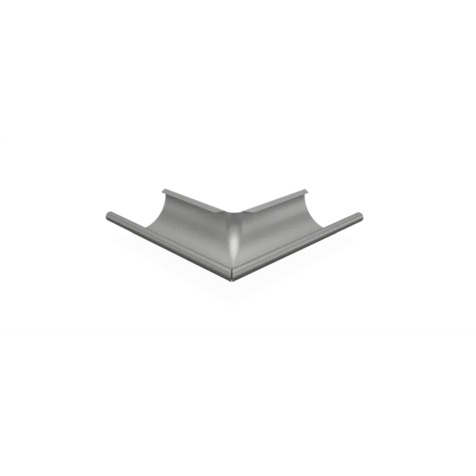 Gutter Angle Outer Diameter: 125 mm Angle: 90 Degrees