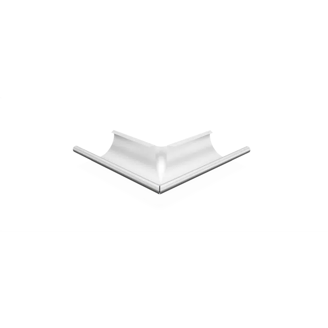 Gutter Angle Outer Diameter: 125 mm Angle: 90 Degrees