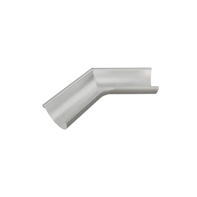 Gutter Angle Outer Diameter: 125 mm Angle: 135 Degrees