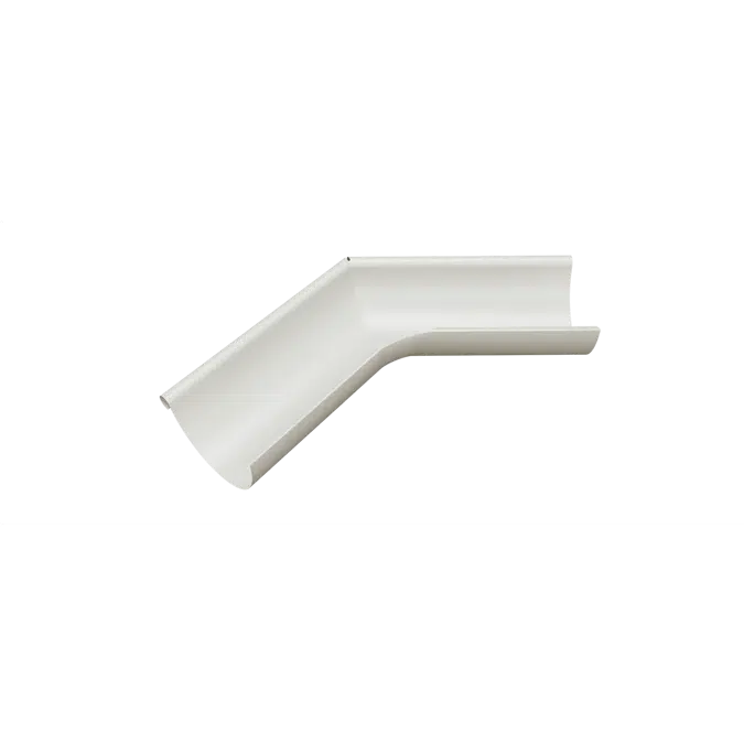Gutter Angle Outer Diameter: 125 mm Angle: 135 Degrees