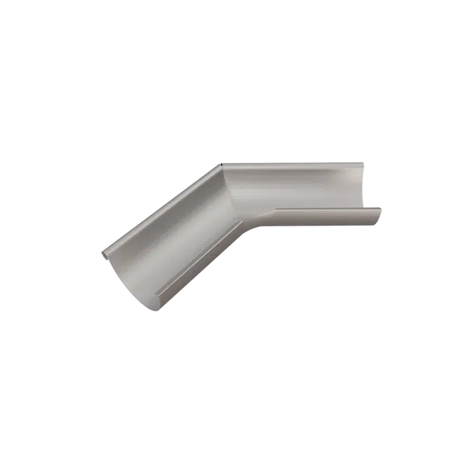 Gutter Angle Outer Diameter: 125 mm Angle: 135 Degrees