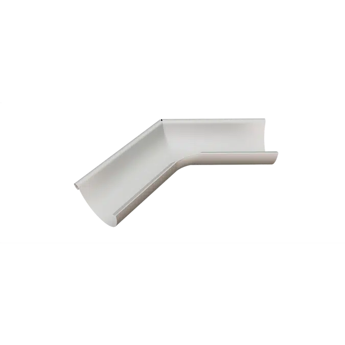 Gutter Angle Outer Diameter: 125 mm Angle: 135 Degrees