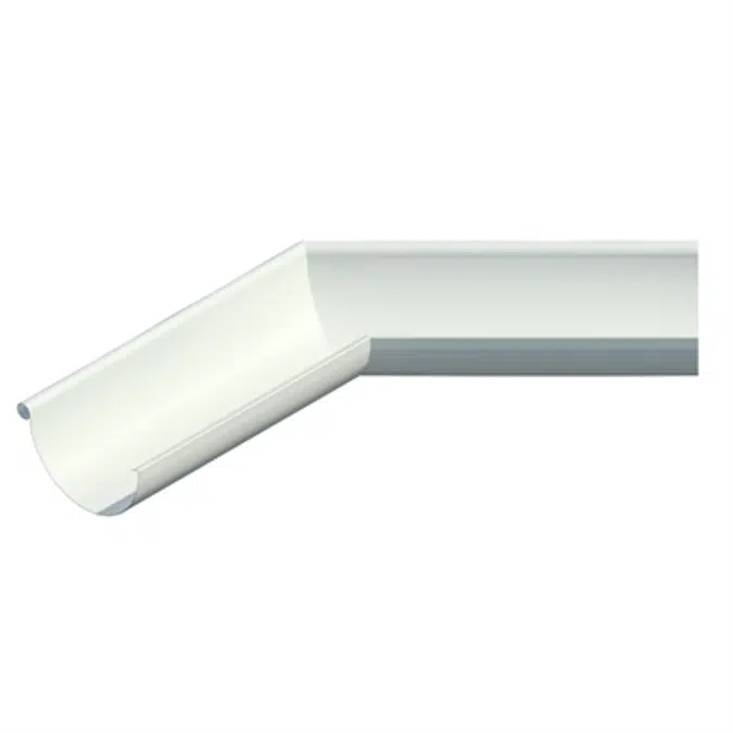 Gutter Angle Outer Diameter: 150 mm Angle: 135 Degrees