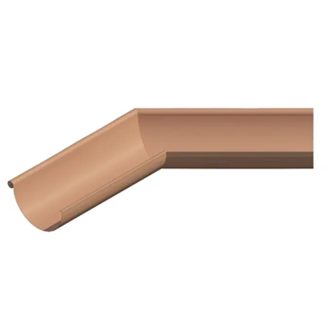 Gutter Angle Outer Diameter: 150 mm Angle: 135 Degrees