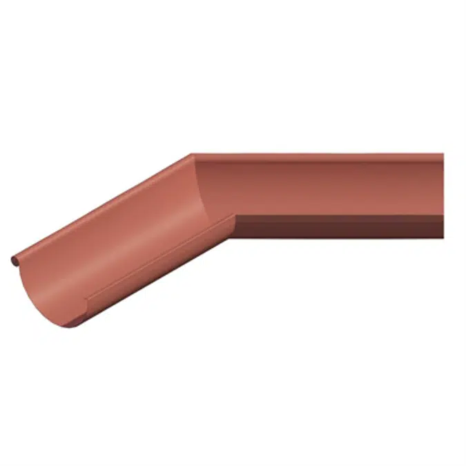 Gutter Angle Outer Diameter: 150 mm Angle: 135 Degrees