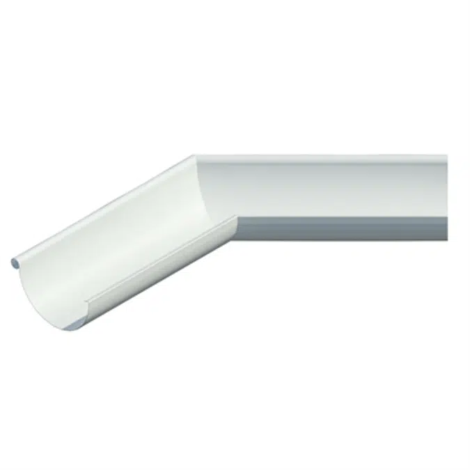 Gutter Angle Outer Diameter: 150 mm Angle: 135 Degrees