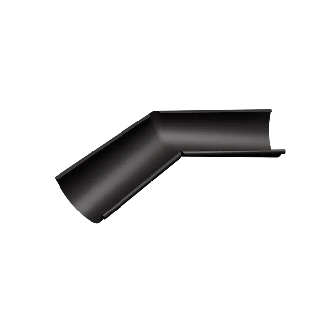 Gutter Angle Inner Diameter: 125 mm Angle: 135 Degrees