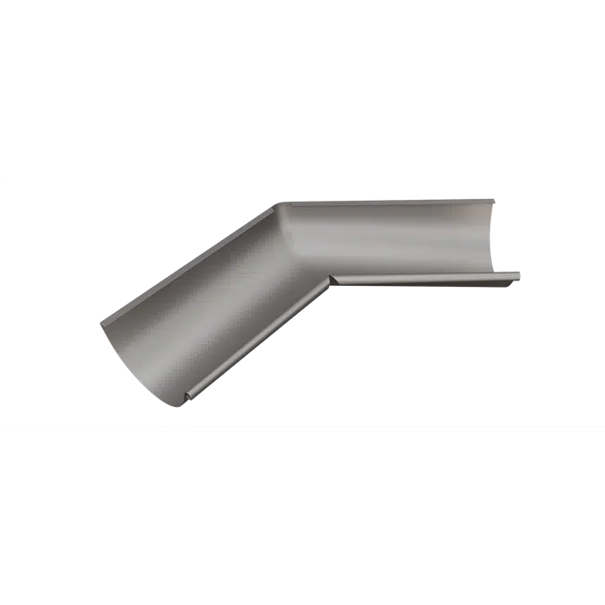 Gutter Angle Inner Diameter: 125 mm Angle: 135 Degrees