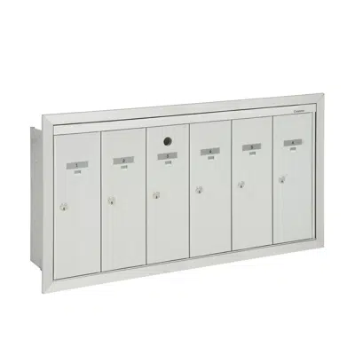Image for VA-100-6 Recessed front-loading vertical mailboxes