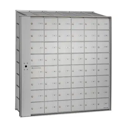 Image for Recessed front-loading horizontal mailboxes HR-1000-LP-6X8