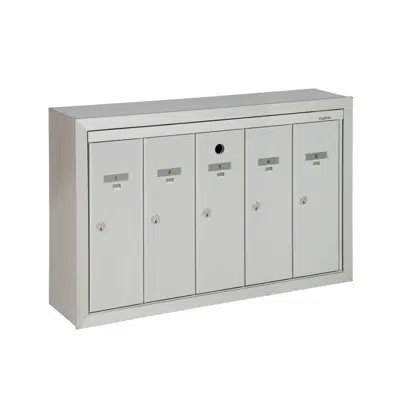 Image for VS-120-5 Wall-mounted front-loading vertical mailboxes