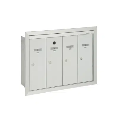 Image for VA-100-4 Recessed front-loading vertical mailboxes