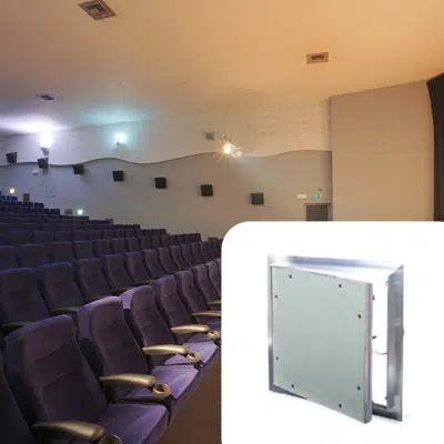 Recessed Aluminum Access Door with Hidden Flange图像