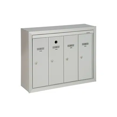 Image for VS-120-4 Wall-mounted front-loading vertical mailboxes