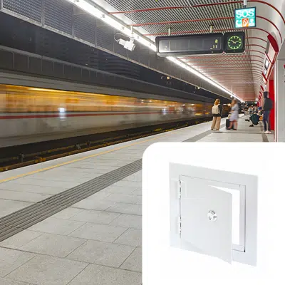 High-Security Access Door with Exposed Flange 이미지