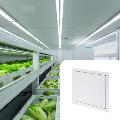 画像 Aluminum-Insulated Access Panel with Exposed Flange
