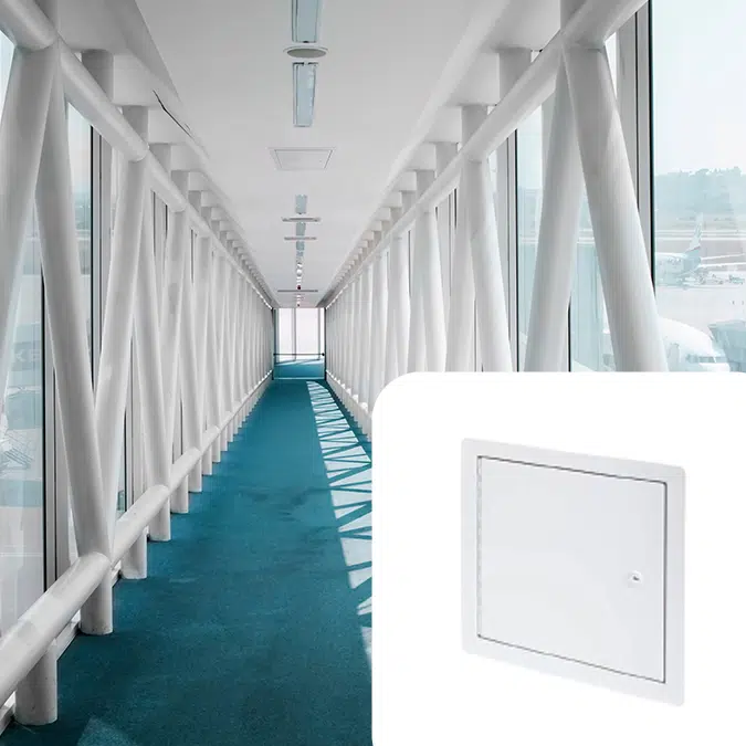 Aluminum-Insulated Access Panel with Exposed Flange