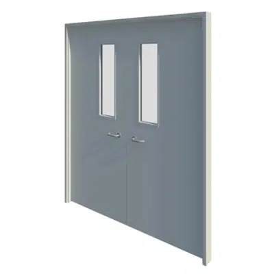 Image pour Series 2-7 30,60,90,120mm Double Leaf Fire Door NG8