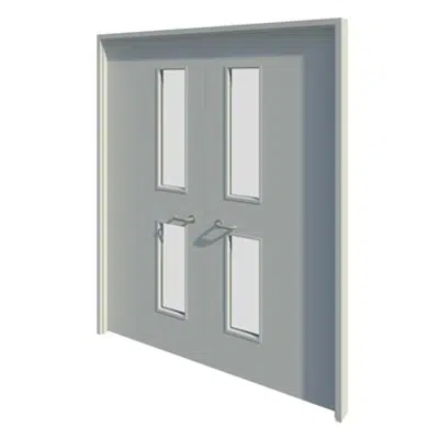 Image pour Series 2-7 30,60,90,120mm Double Leaf Fire Door NG9