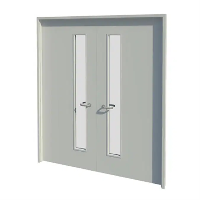 Series 2-7 30,60,90,120mm Double Leaf Fire Door NG12