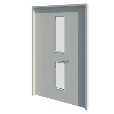 Image pour Series 2-7 30,60,90,120mm Unequal Leaf Fire Door NG9