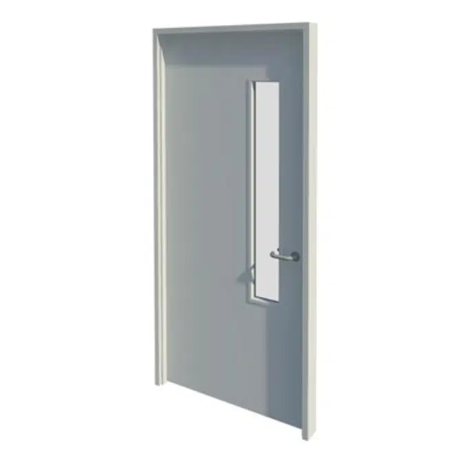 Series 2-7 30,60,90,120mm Single Leaf Fire Door NG6