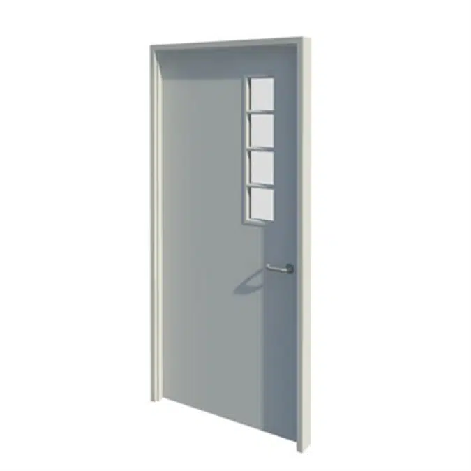 Series 2-7 30,60,90,120mm Single Leaf Fire Door NG5