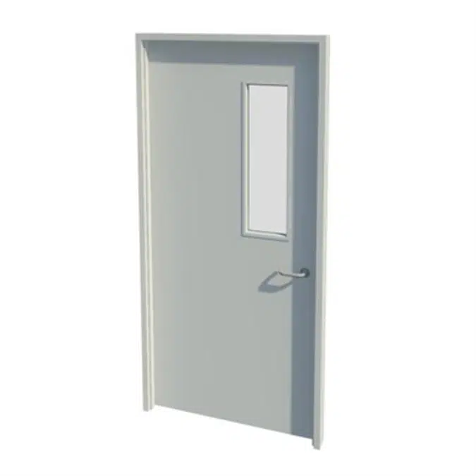 Series 2-7 30,60,90,120mm Single Leaf Fire Door NG8 