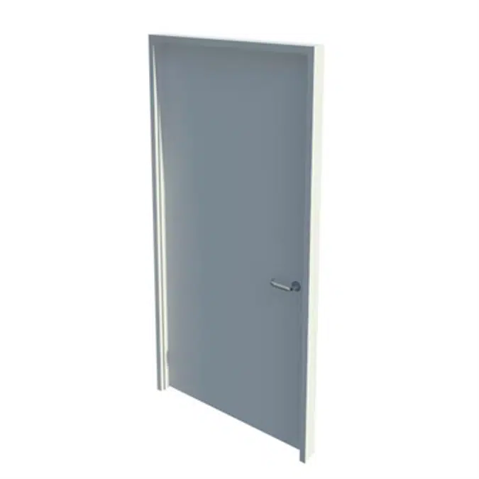 Series 2-7 30,60,90,120mm Single Leaf Fire Door NG0